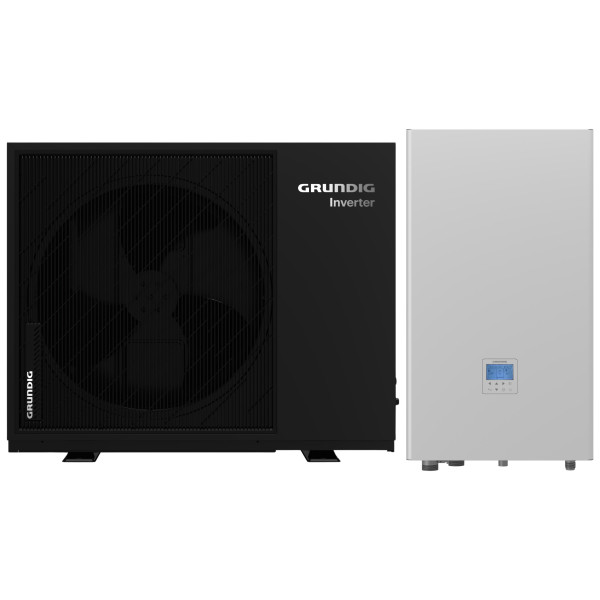 Grundig GSHPH-MM3140 / GSHPH-MM3141 Osztott hőszivattyú (14 kW, 3 fázis, 9 kW kiegészítő fűtőbetéttel)